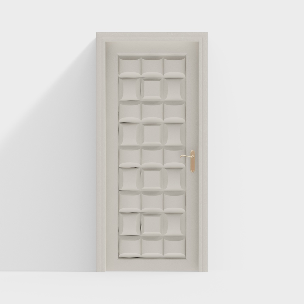 Modern Cream Style Single Door