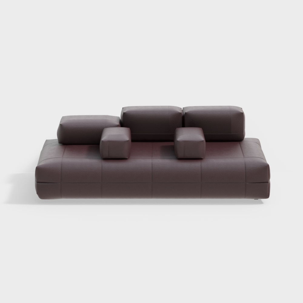 Modern Low-Poly Sofa 3D model