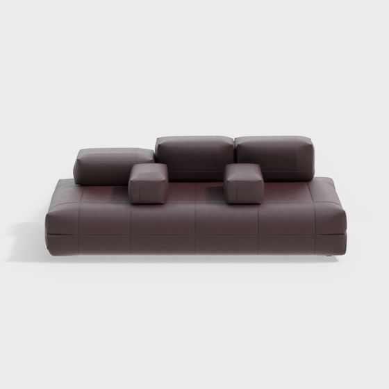 Modern Low-Poly Sofa 3D model