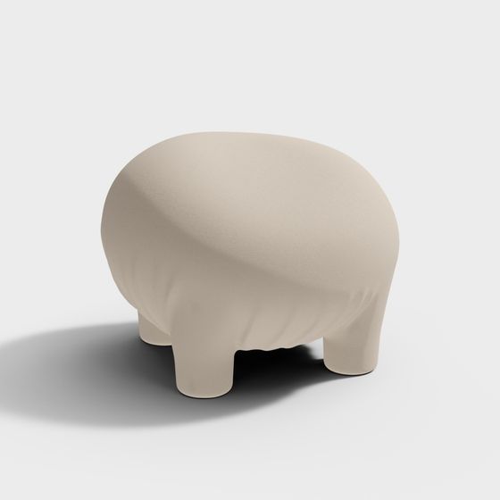 Elegant Cloud Sofa 3D model for Creative Projects