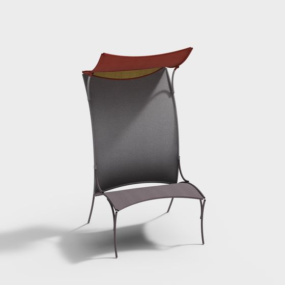 Elegant Leisure Chair 3D model for Modern Interiors