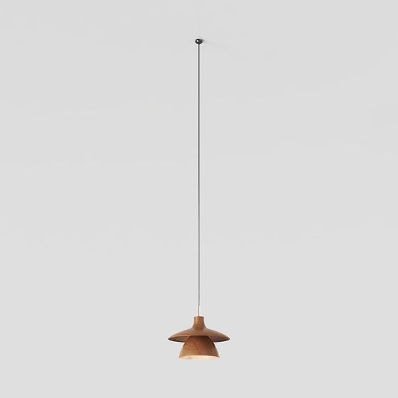 Stylish Low-Poly Pendant Light 3D model