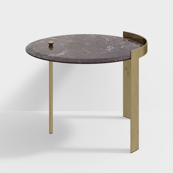 Elegant Round Table 3D model