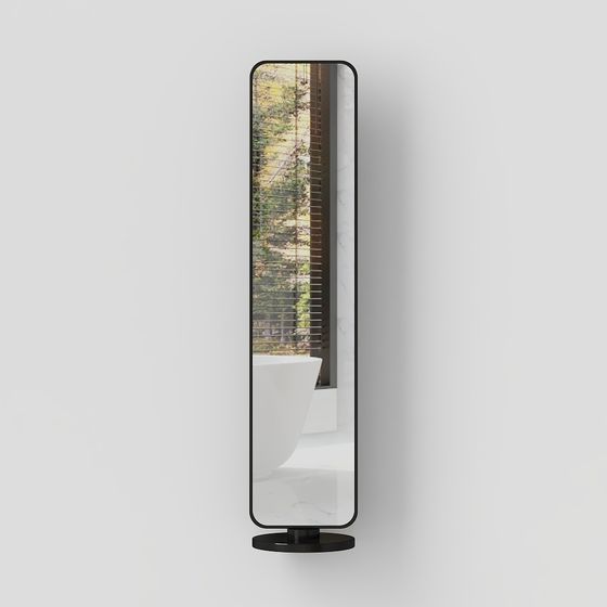 Minimalist Floor Mirror 3D model