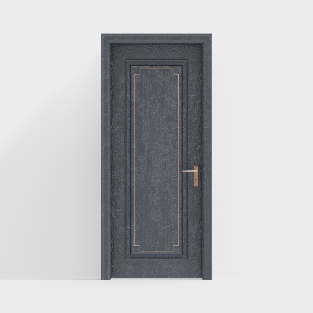 Modern New Chinese Single Door