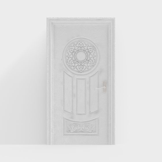 Elegant Door 3D model for Stylish Interiors