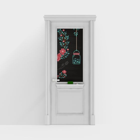 Chalkboard Door 3D model