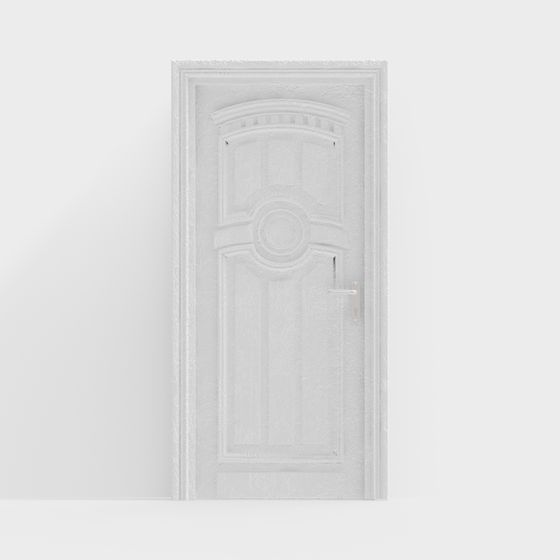 Elegant Classical Door 3D model