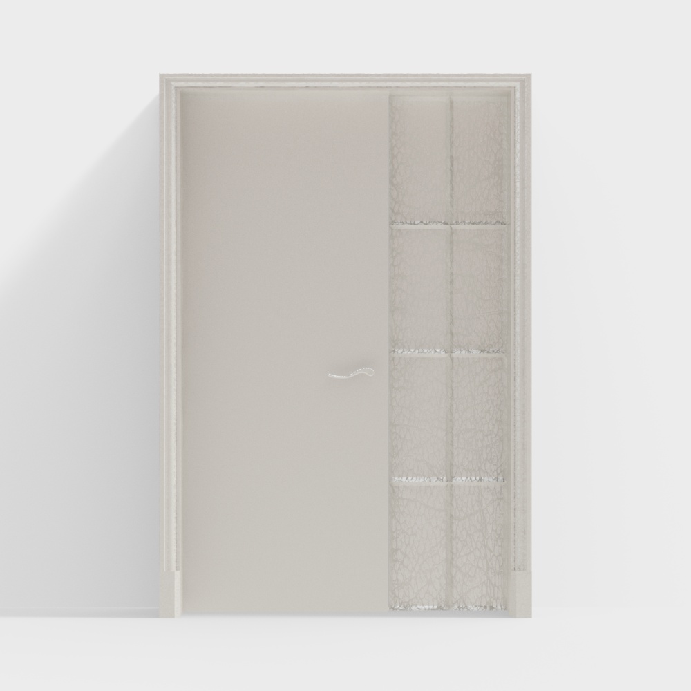 Modern Cream Style Single Door