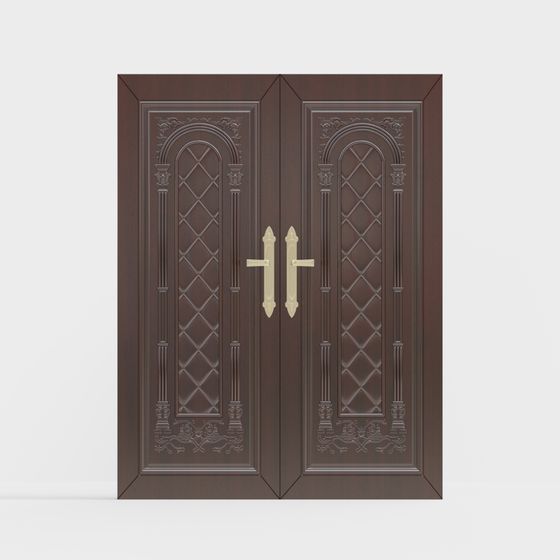 Royal Double Door 3D Model