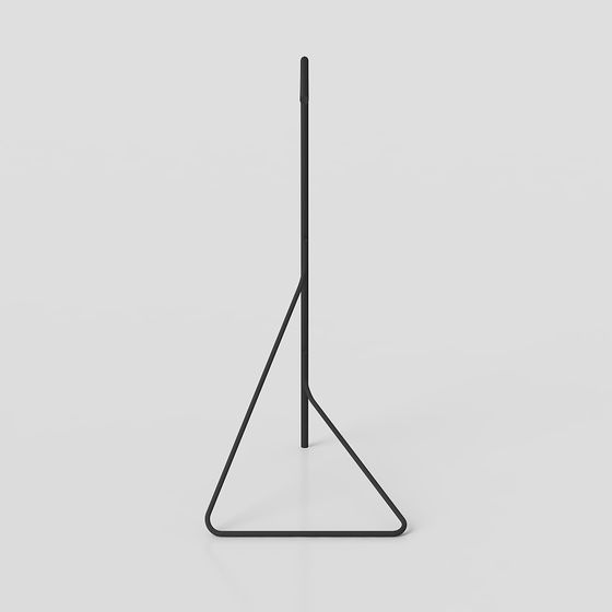 Low Poly Modern Metal Support 3D model