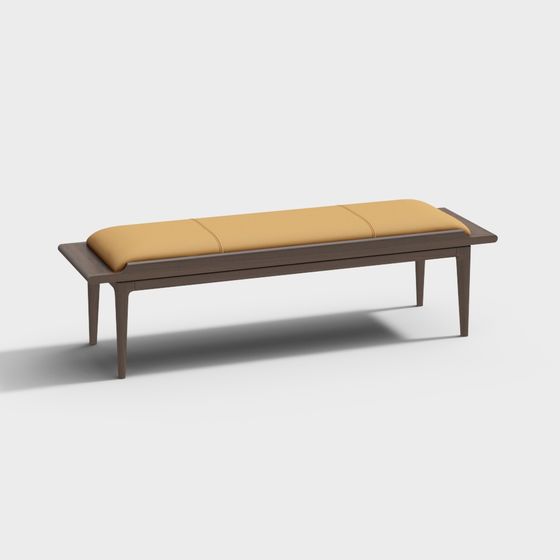 Urban Leisure Bench 3D model