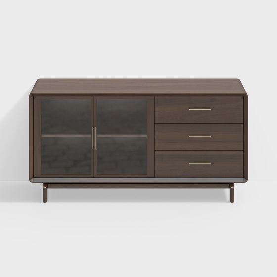 Urban Living Room Cabinet 3D model