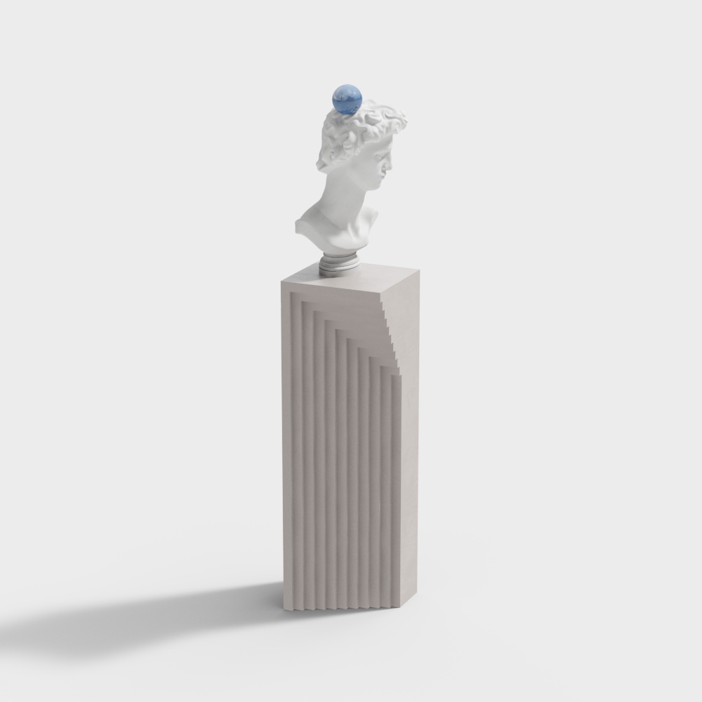 David Sculpture 3D model - Modern & Classical Aesthetics