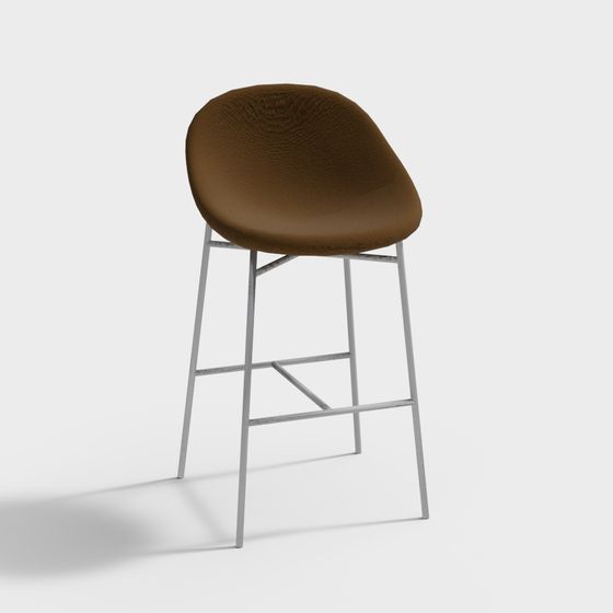 Urban Leisure Bar Stool 3D model for Creative Projects