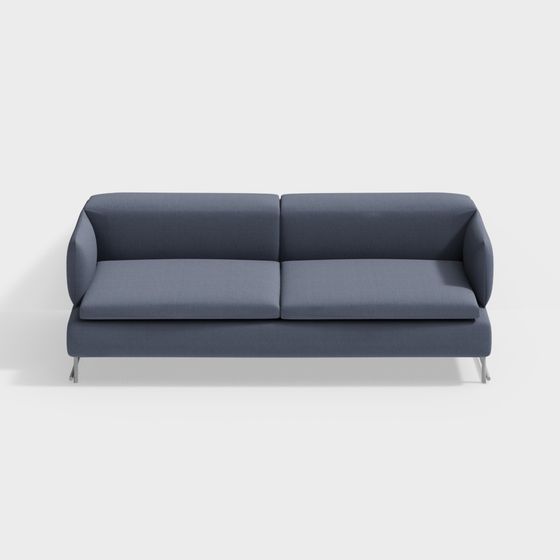 Elegant Minimalist 3D Sofa Model for Modern Design