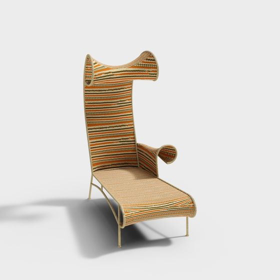 Unique Artistic Chair 3D model for Modern Design