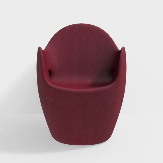 Elegant Curved Chair 3D model for Modern Design