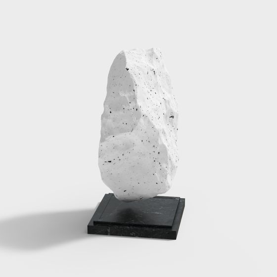 Floating Stone 3D model