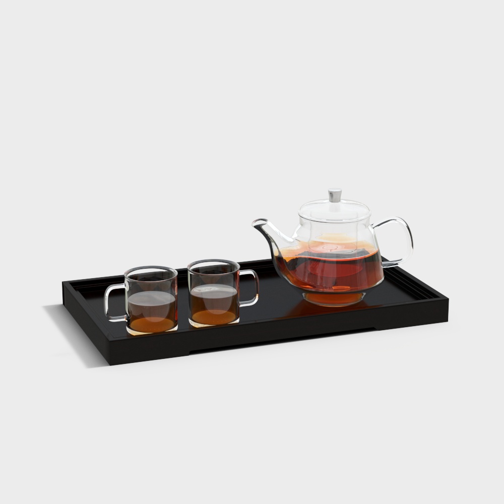 Teiera e tazza da tè in stile cinese moderno