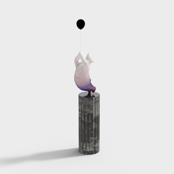 Floating Dream 3D model for Creative Projects