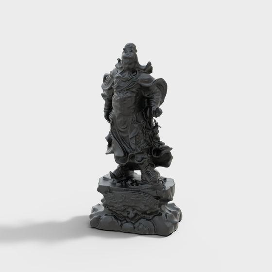 Wushen Statue 3D model for Immersive Projects