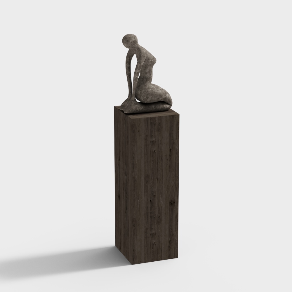 雕塑中的侘寂美學