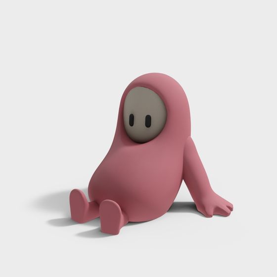 Charming Blob 3D Model for Whimsical Designs