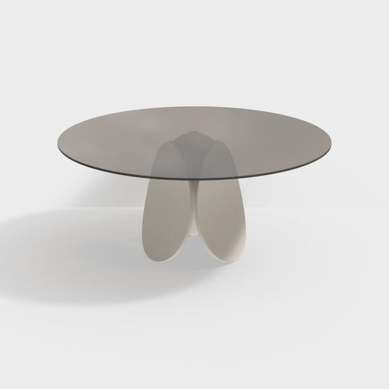 Elegant Round Table 3D model