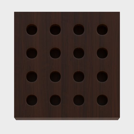 Hole Wood Panel 3D model for Creative Designs