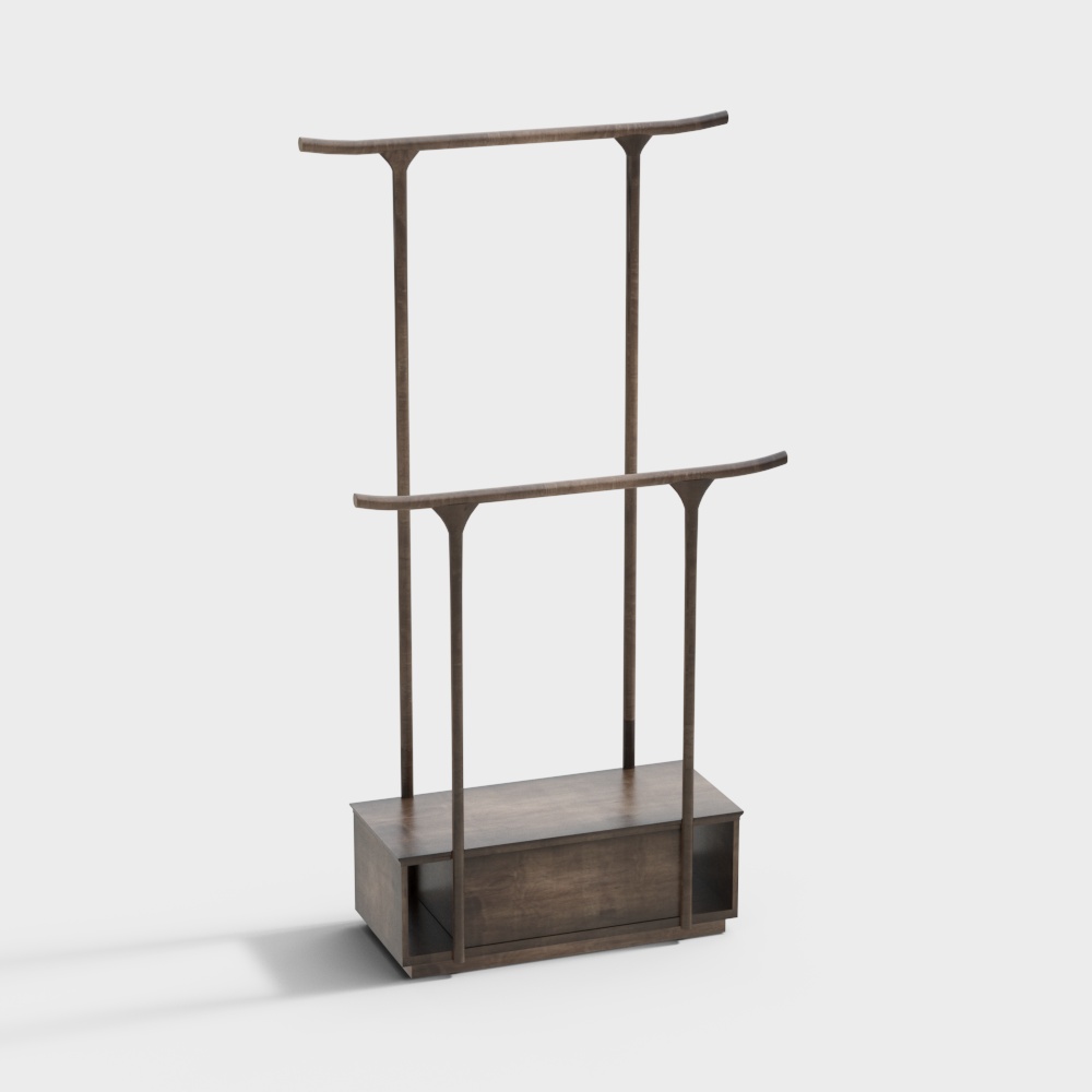 Solid Wood Coat Rack