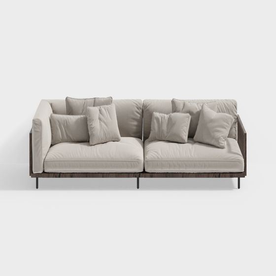 Urban Comfort Sofa 3D model for Modern Interiors
