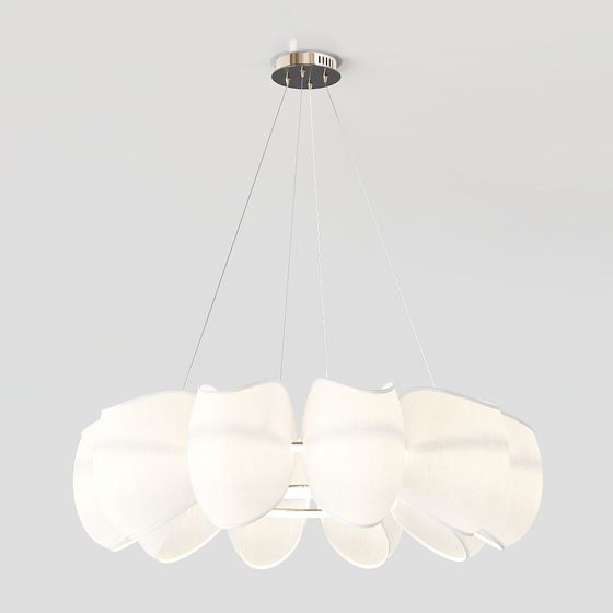 Petal Light Pendant Lamp 3D model