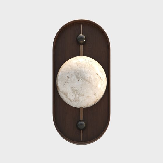 Marble Glow 3D model Light Fixture