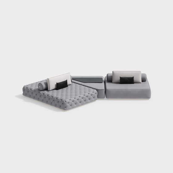 Urban Comfort Sofa 3D model