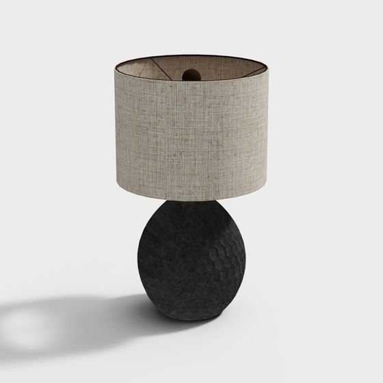 Stylish Low-Poly 3D Table Lamp Model