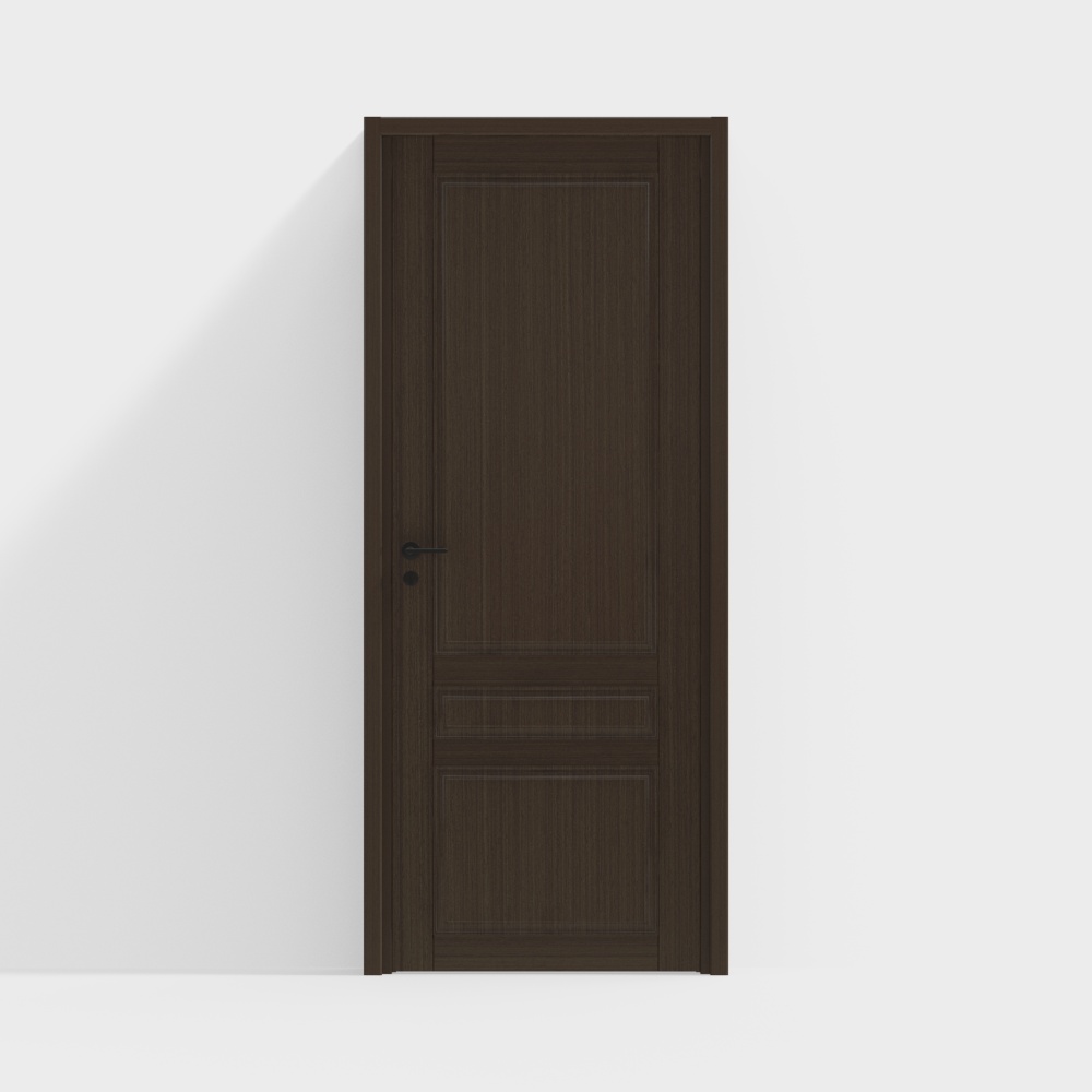Modern Solid Wood Single Door