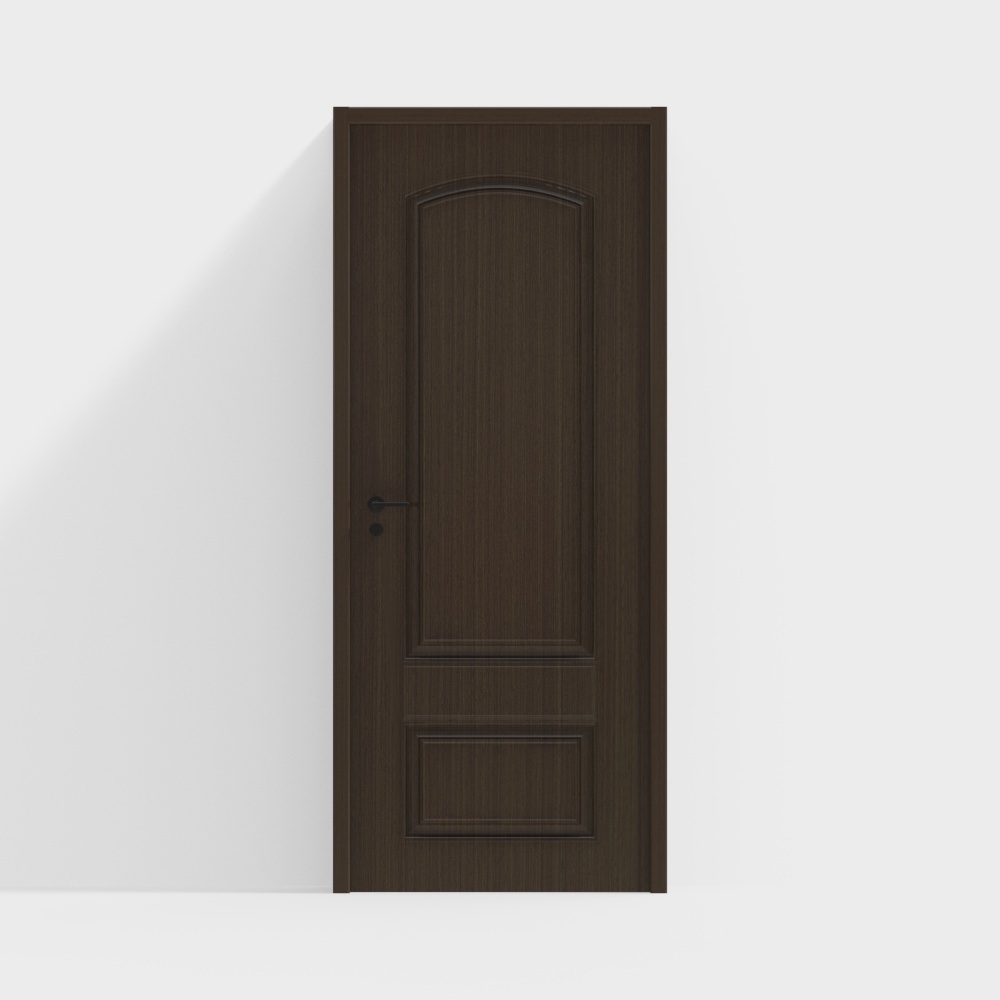 Modern Solid Wood Single Door