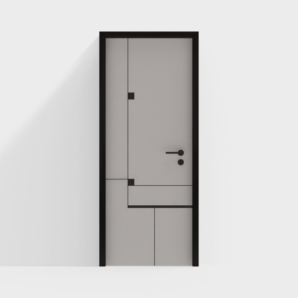 Modern Minimalist Single Door