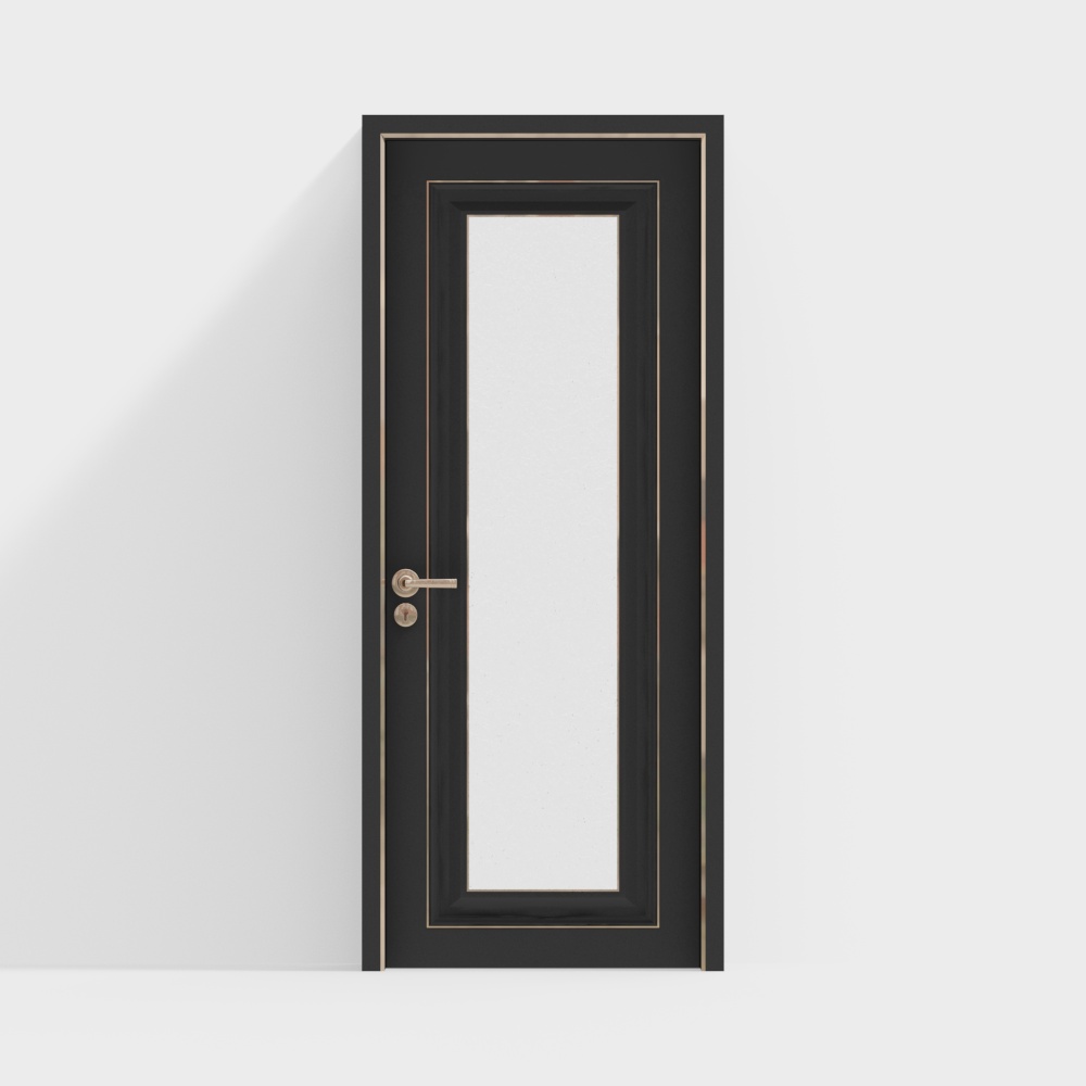 Moderne einflügelige Tür