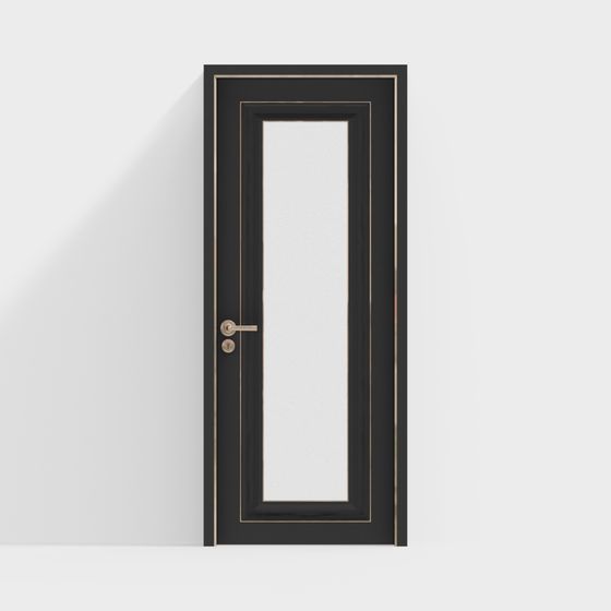 Moderne einflügelige Tür