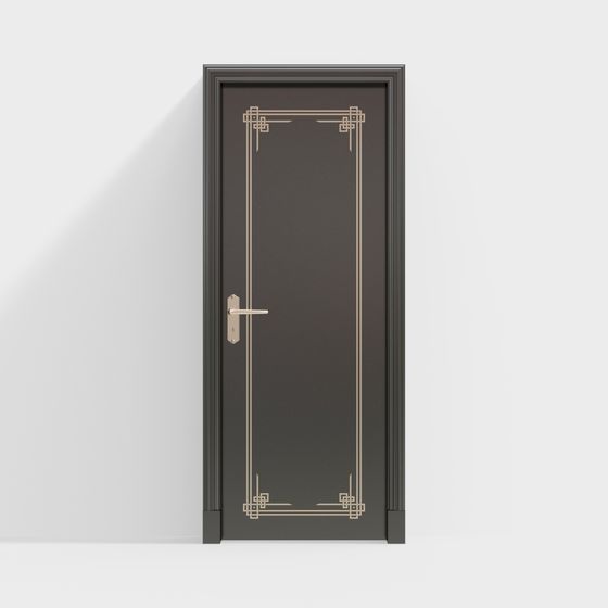 Art Deco Door 3D model for Creative Projects