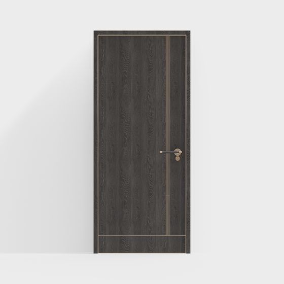 Urban Gate 3D model - Modern Minimalist Door