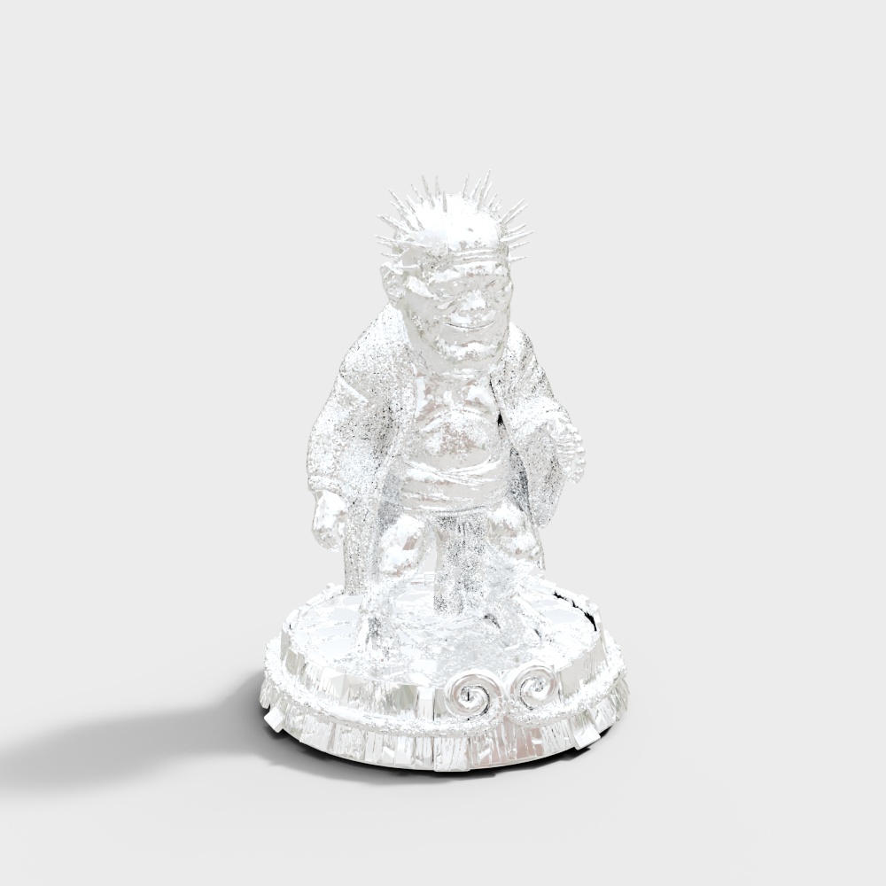 Golden Pool Elder Statue Ornament