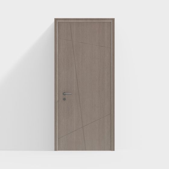 Geometric Light and Shadow Door 3D model