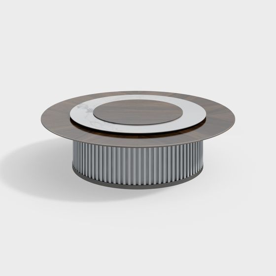 Elegant Low Poly Coffee Table 3D model