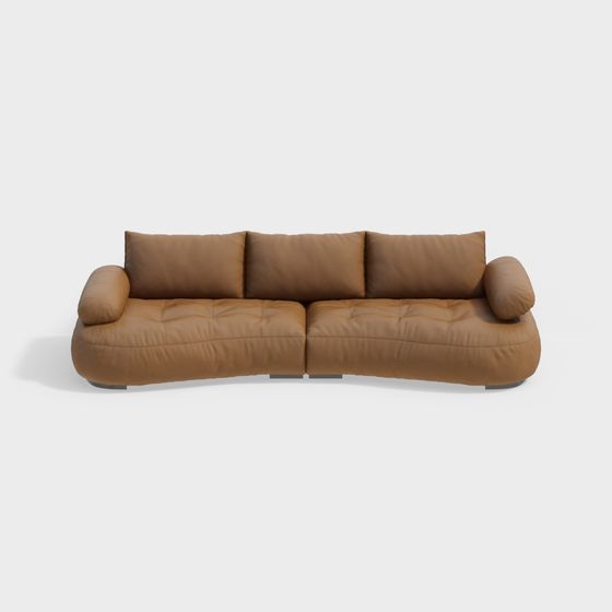 Unique Low-Poly Sofa 3D model for Modern Interiors