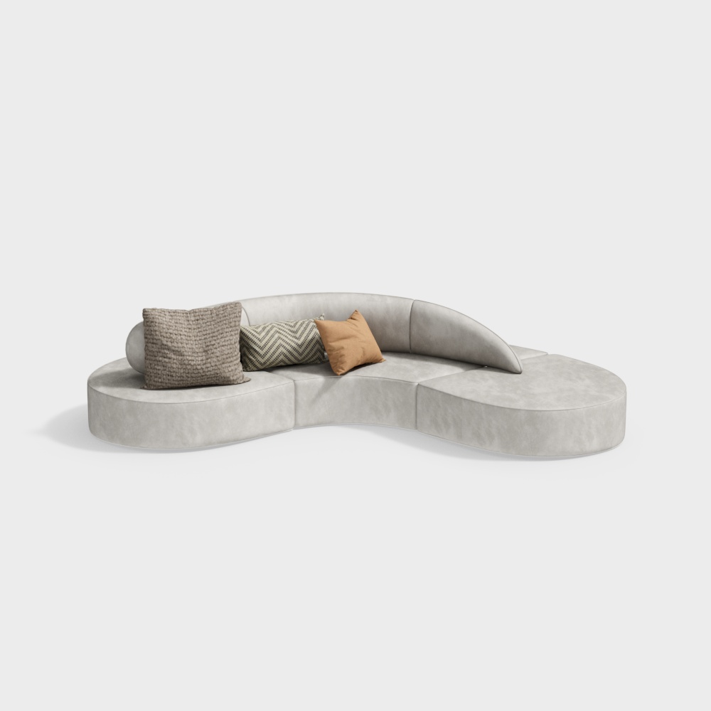 Modern Minimalist Corner Sofa