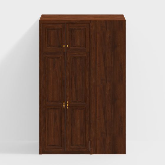 Vintage Wardrobe 3D Model for Modern Interiors