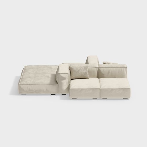 Urban Comfort Sofa 3D model